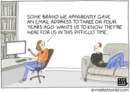 Marketoonist cartoon on emails