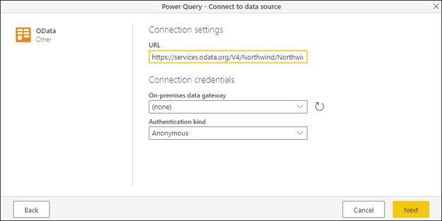 Power Query module of Power BI