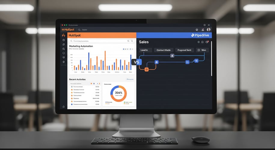 HubSpot vs Pipedrive featured image
