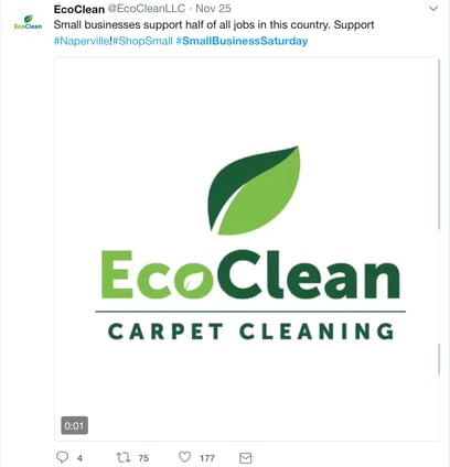 EcoClean social media post