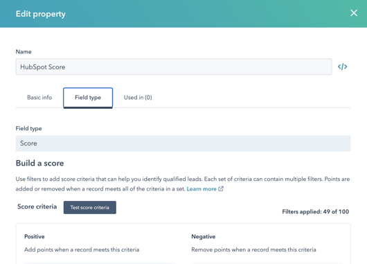 Streamlining lead scoring in HubSpot