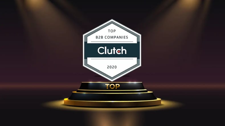 Top B2B Company 2020 by Clutch - Blog Image