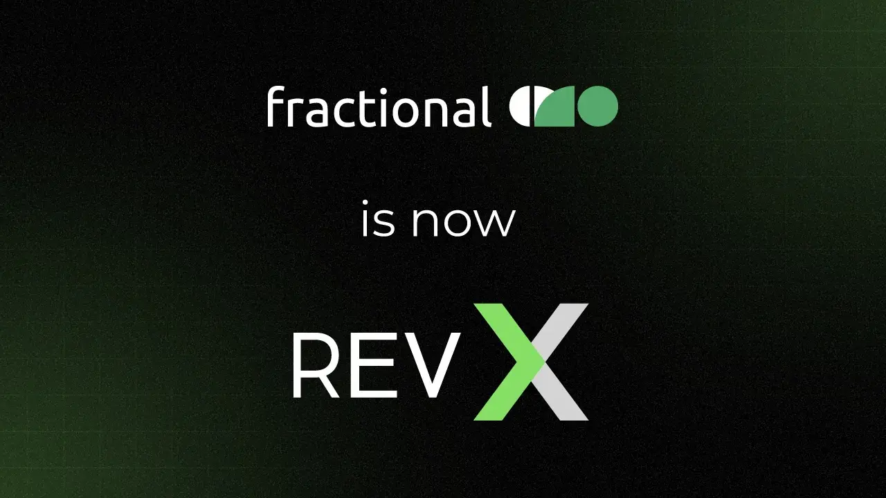 Fractional CMO is now RevX.